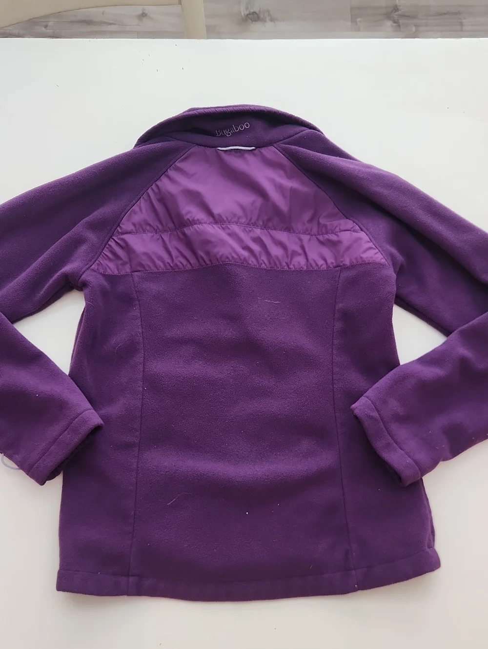 Columbia Interchange Fleece Zip Up Jacket Purple 14 16